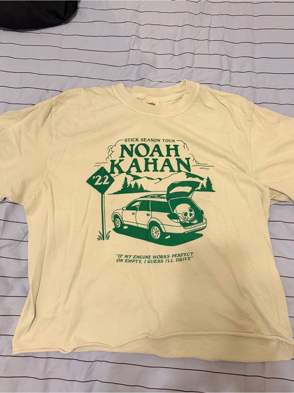 Noah kahan 2022 merch tee